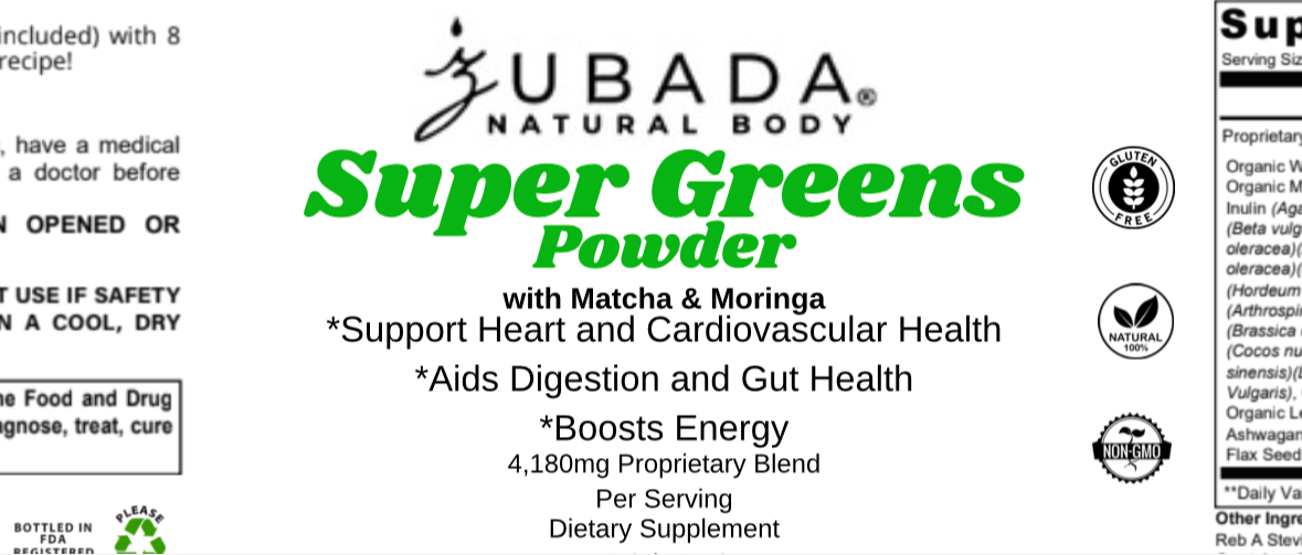 Zubada's Super Greens Powder