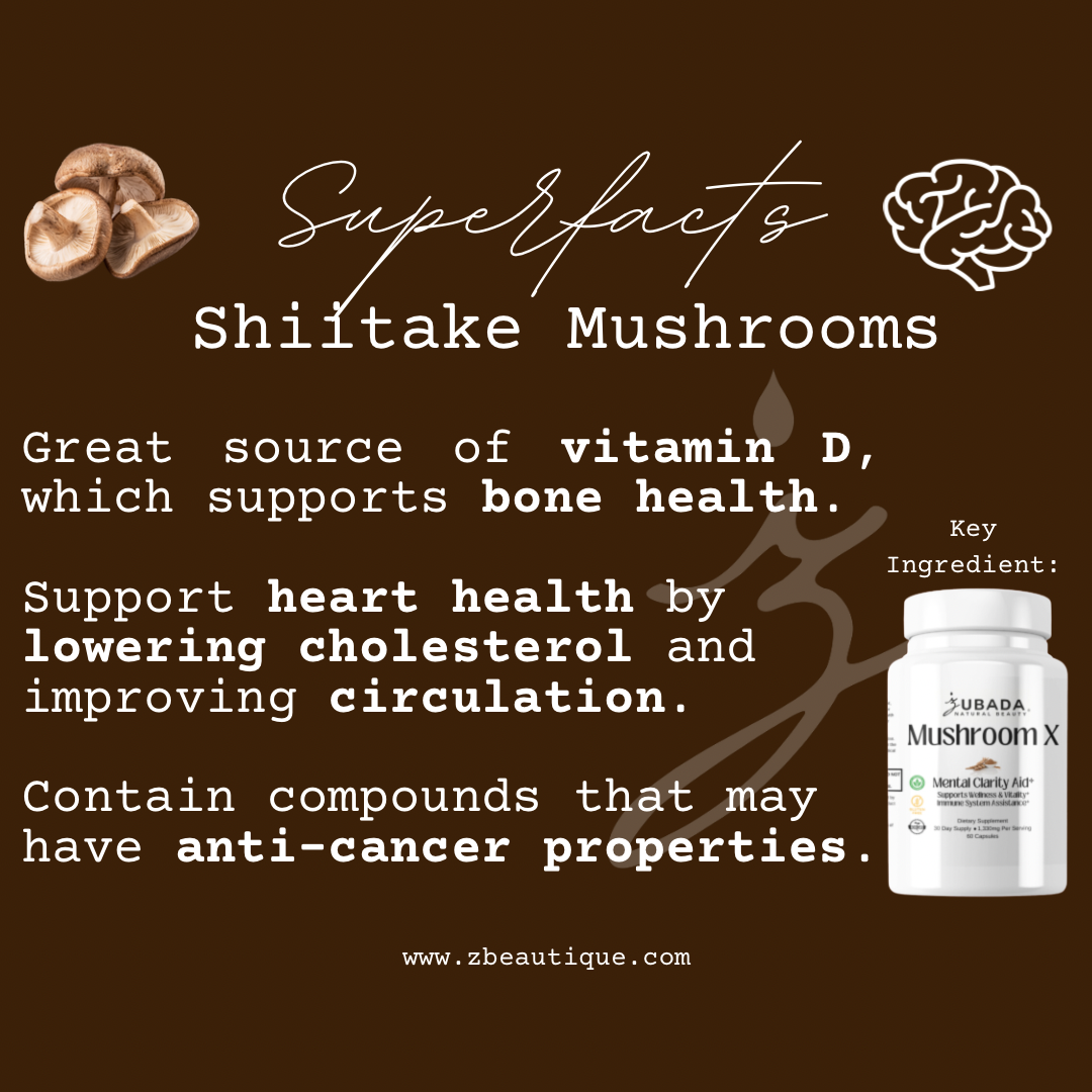 Zubada's Mushroom X: Mental Clarity Aid Supplement