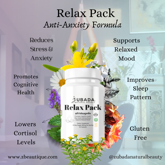 Zubada's Relax Pack (Anti-Anxiety) Supplement