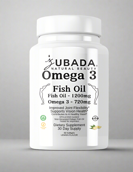 Zubada's Omega 3 Fish Oil Supplement